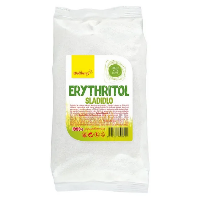 WOLFBERRY Erythritol v sáčku 1000 g