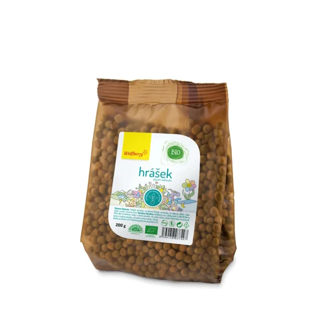 WOLFBERRY Hrášek BIO semínka na klíčení 200 g