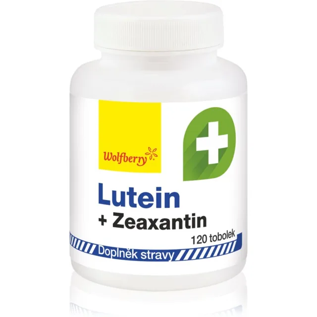 Wolfberry Lutein + Zeaxantin kapsle pro podporu ochrany buněk před oxidativním stresem 120 cps