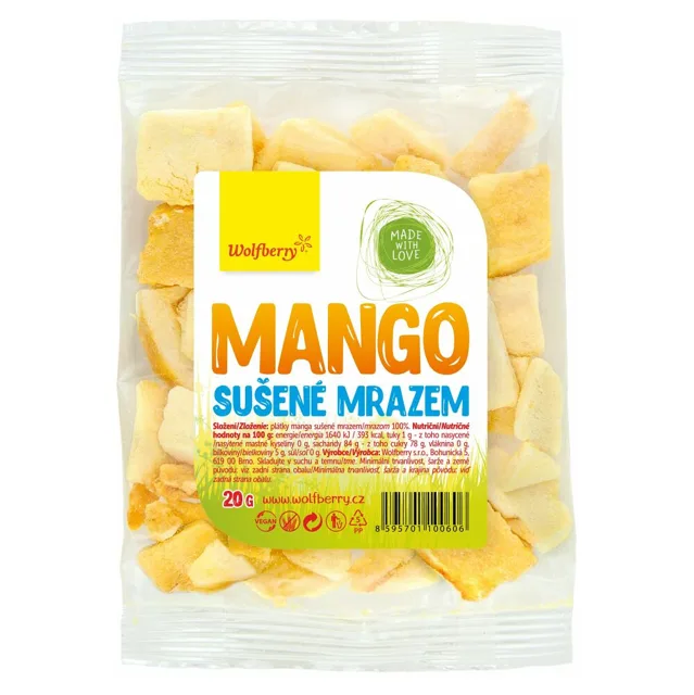 WOLFBERRY Mango sušené mrazem 20 g