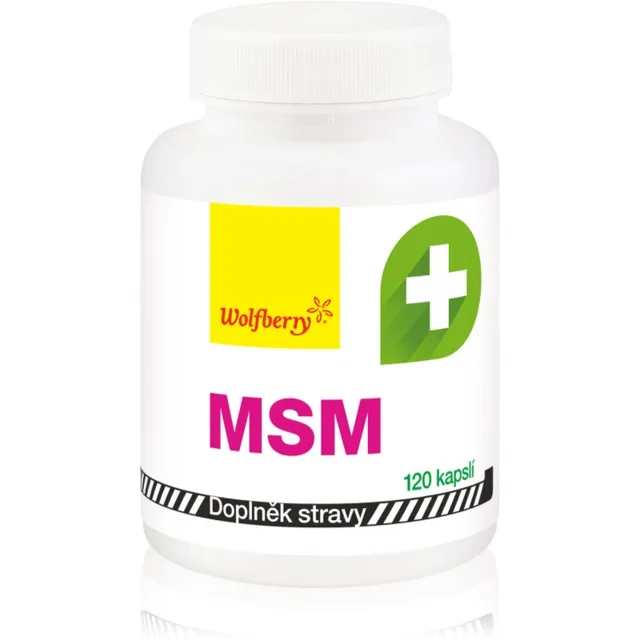 Wolfberry MSM kapsle pro podporu normálního stavu kloubů 120 cps