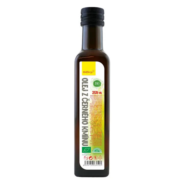 WOLFBERRY Olej z černého kmínu BIO 250 ml