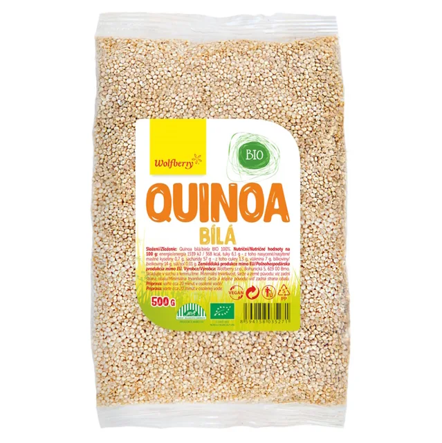 WOLFBERRY Quinoa bílá BIO 500 g