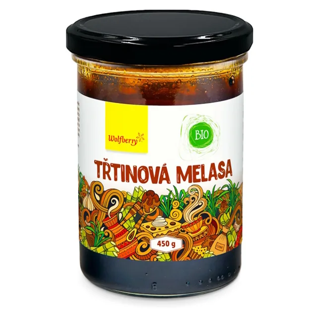 WOLFBERRY Třtinová melasa BIO 450 g