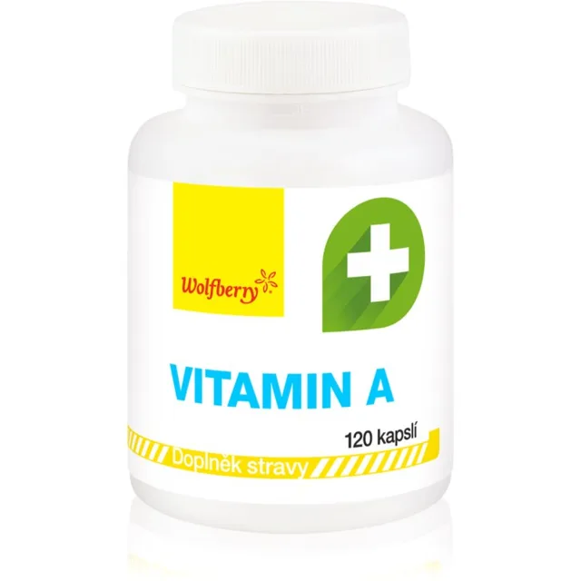 Wolfberry Vitamin A kapsle pro zdraví zraku a pokožky 120 cps