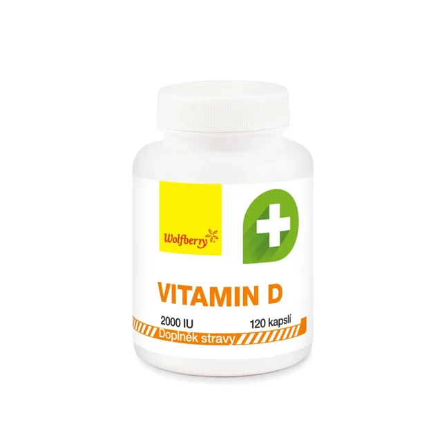 Wolfberry Vitamín D 120 kapslí