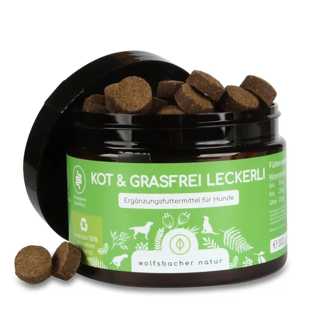 Wolfsbacher Nature Treats No More Poop & Grass - 300 g