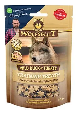 Wolfsblut Dog Training Treats Wild Duck&turkey 70g