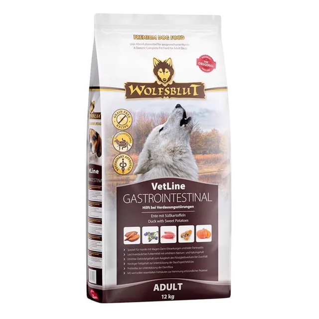 WOLFSBLUT VetLine Gastrointestinal Dietní krmivo pro psy s trávicími problémy 12 kg
