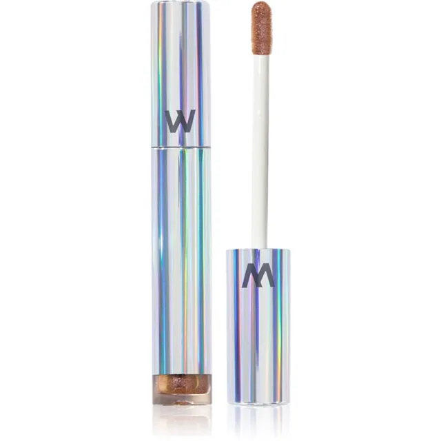 WONDERSKIN Wonder Blading Top Gloss lesk na rty se třpytkami odstín Gold Glitter 4 ml