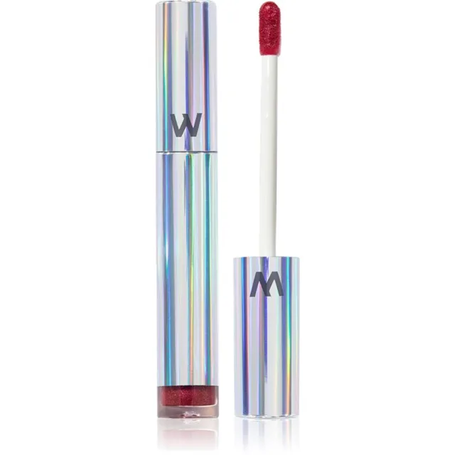 WONDERSKIN Wonder Blading Top Gloss lesk na rty se třpytkami odstín Red Glitter 4 ml