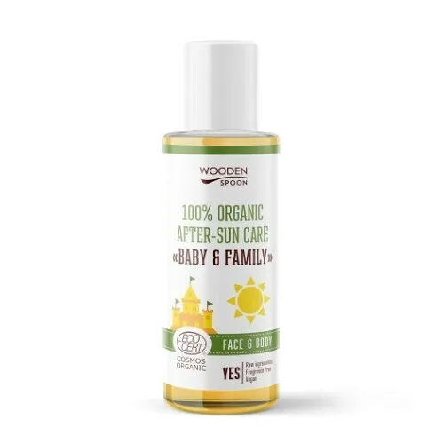WOODENSPOON Dětský organický olej po opalování Baby & Family 100 ml