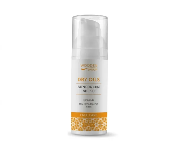 WoodenSpoon Opalovací krém na obličej Nízký komedogenní index SPF 50 - 50 ml