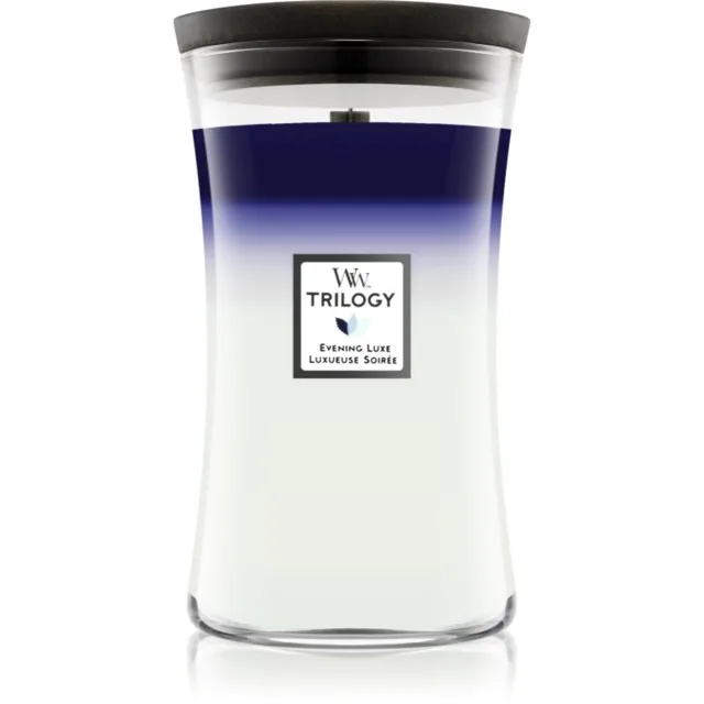 Woodwick Evening Luxe vonná svíčka s dřevěným knotem 610 g