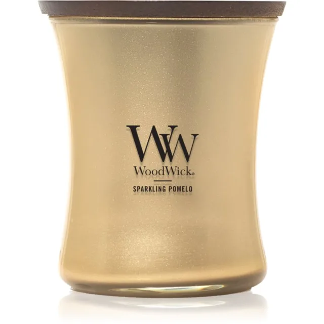Woodwick Precious Metals Sparkling Pomelo vonná svíčka 275 g