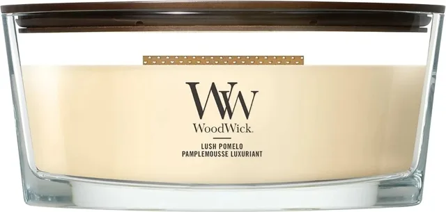 WoodWick Vonná svíčka loď Lush Pomelo 453,6 g