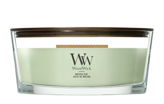WoodWick Vonná svíčka loď Matcha Zest 453,6 g