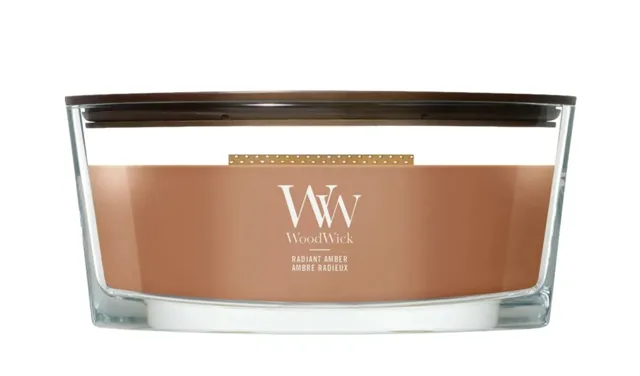 WoodWick Vonná svíčka loď Radiant Amber 453,6 g