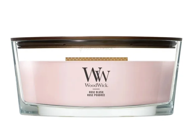 WoodWick Vonná svíčka loď Rose Blush 453,6 g