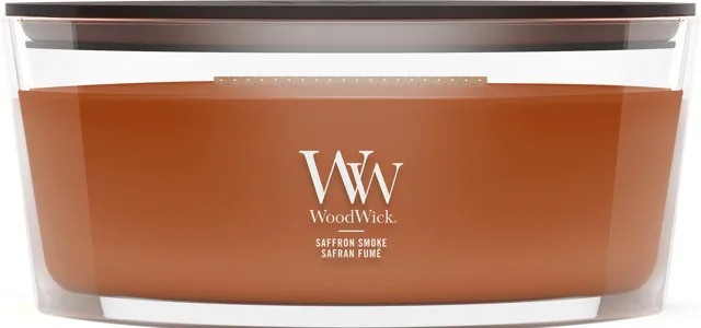 WoodWick Vonná svíčka loď Saffron Smoke 453,6 g