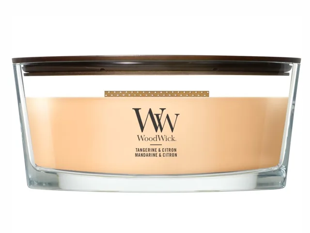 WoodWick Vonná svíčka loď Tangerine & Citron 453,6 g