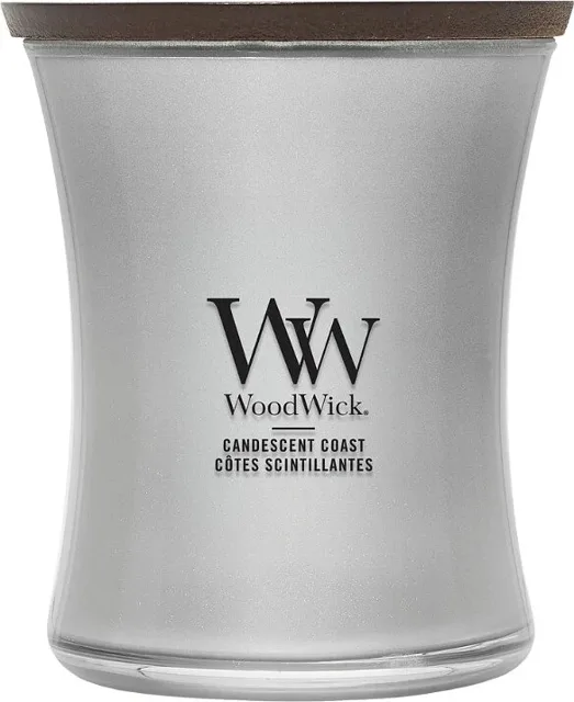 WoodWick Vonná svíčka střední Precious Metals Candescent Coast 275 g
