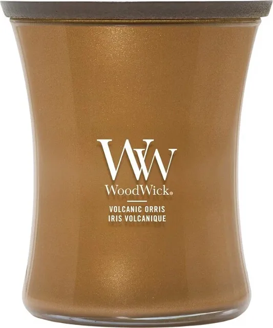 WoodWick Vonná svíčka střední Precious Metals Volkanic Orris 275 g