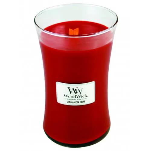 WoodWick Vonná svíčka váza Cinnamon Chai 609,5 g