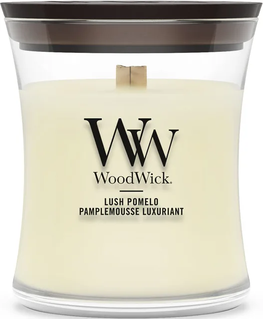 WoodWick Vonná svíčka váza malá Lush Pomelo 85 g