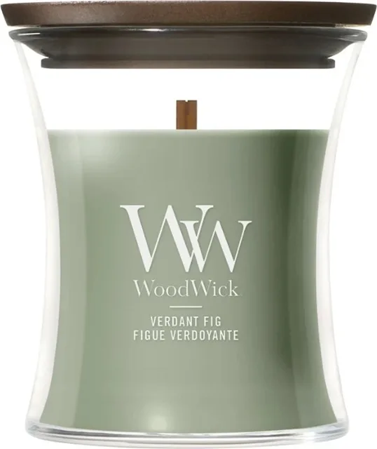 WoodWick Vonná svíčka váza malá Verdant Fig 85 g