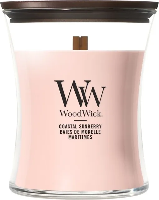 WoodWick Vonná svíčka váza střední Coastal Sunberry 275 g