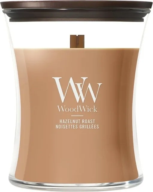 WoodWick Vonná svíčka váza střední Hazelnut Roast 275 g
