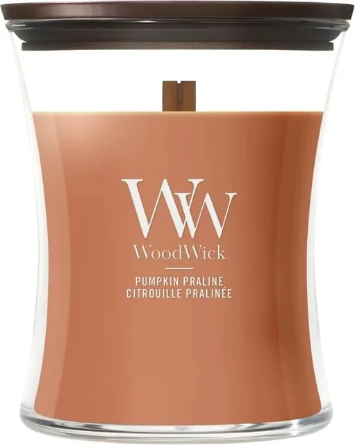 WoodWick Vonná svíčka váza střední Pumpkin Praline 275 g