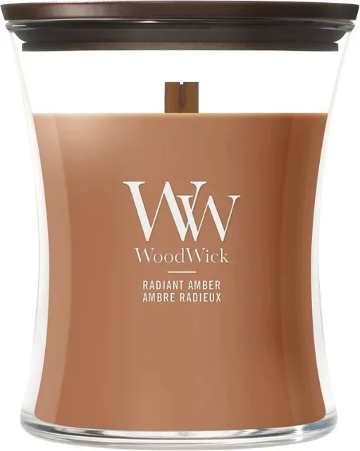 WoodWick Vonná svíčka váza střední Radiant Amber 275 g