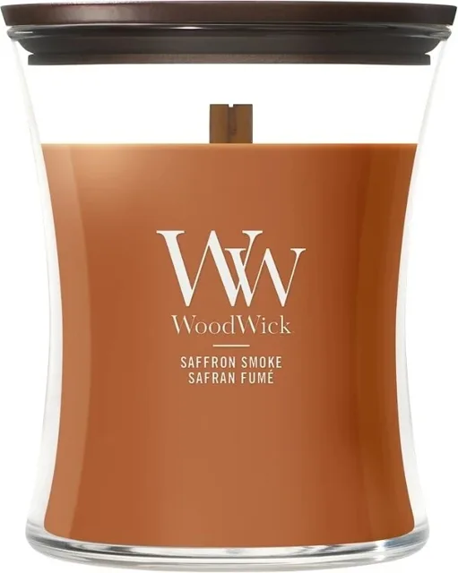 WoodWick Vonná svíčka váza střední Saffron Smoke 275 g