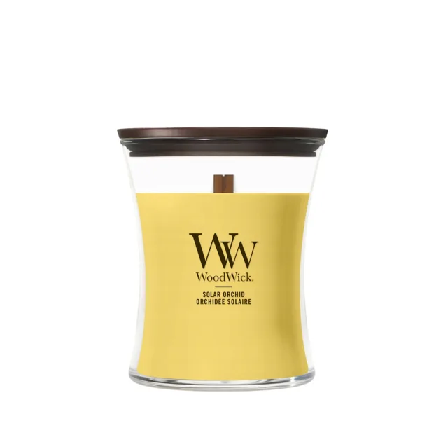 WoodWick Vonná svíčka váza střední Solar Orchid 275 g