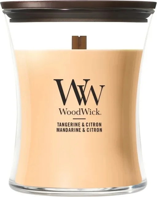 WoodWick Vonná svíčka váza střední Tangerine & Citron 275 g