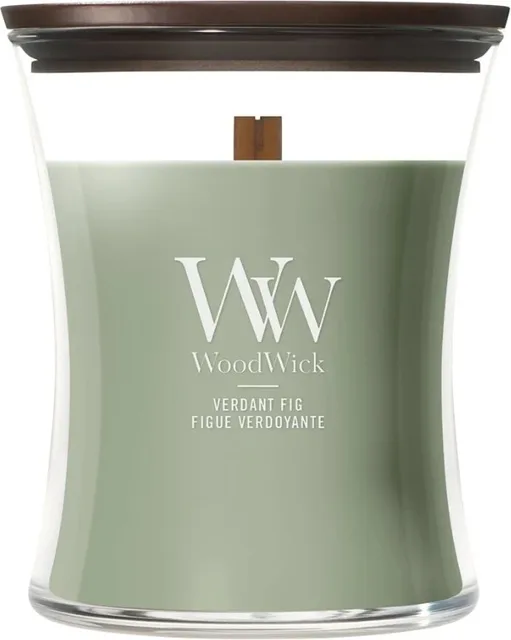 WoodWick Vonná svíčka váza střední Verdant Fig 275 g