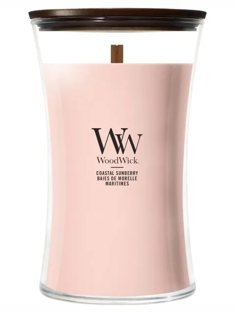WoodWick Vonná svíčka váza velká Coastal Sunberry 609,5 g