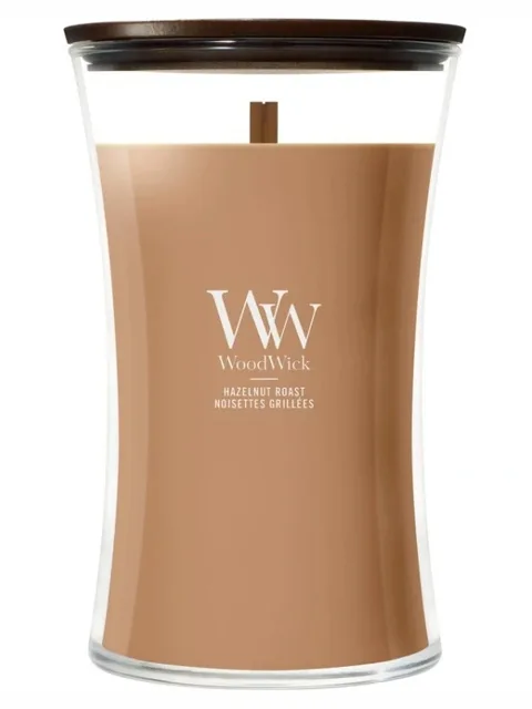 WoodWick Vonná svíčka váza velká Hazelnut Roast 609,5 g