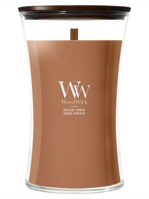 WoodWick Vonná svíčka váza velká Radiant Amber 609,5 g