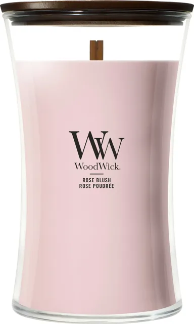 WoodWick Vonná svíčka váza velká Rose Blush 609,5 g