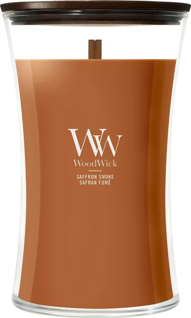 WoodWick Vonná svíčka váza velká Saffron Smoke 609,5 g