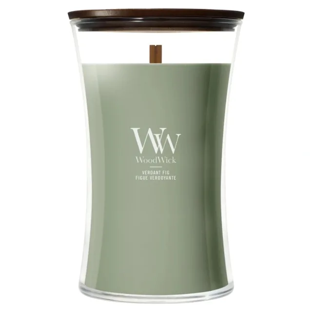 WoodWick Vonná svíčka váza velká Verdant Fig 609,5 g