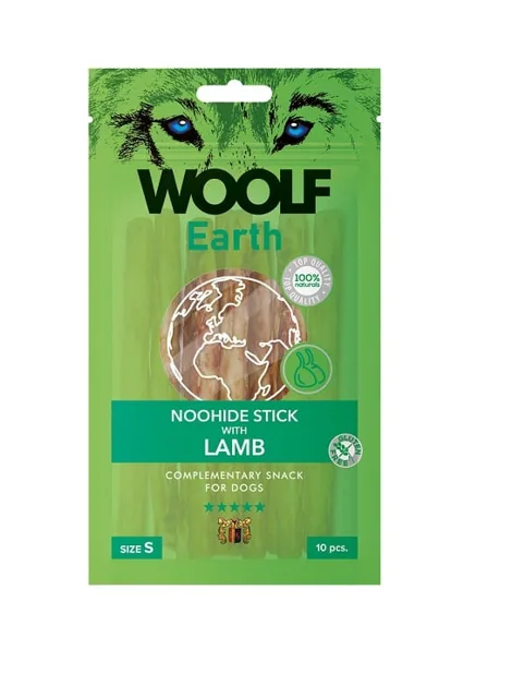 WOOLF Earth Noohide Stick with Lamb S 90g