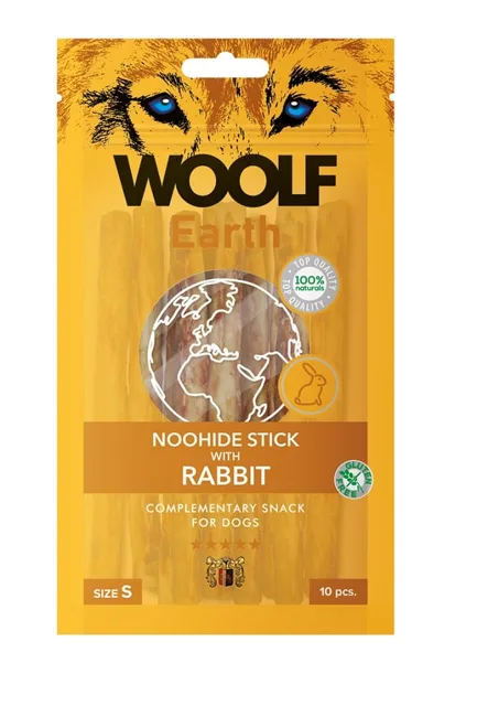 WOOLF Earth Noohide Stick with Rabbit S 90g