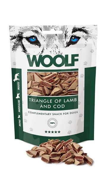 WOOLF Lamb And Cod Triangle 100g