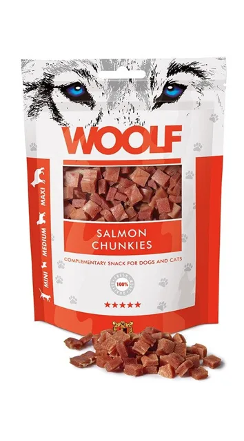 WOOLF Salmon Chunkies 100g