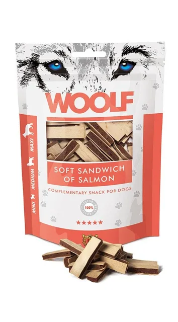 WOOLF Soft Sandwich Of Salmon 100g