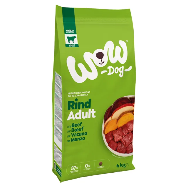 WOW Adult hovězí - výhodné balení: 2 x 6 kg